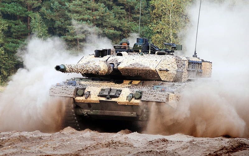 Leopard 2A7, German battle tank, modern armored vehicles, Leopard 2, German army, HD wallpaper
