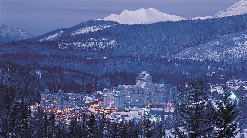 Whistler-British Columbia, Pacific Ranges, Whistler, Coast Mountains, British Columbia, Resort, HD wallpaper