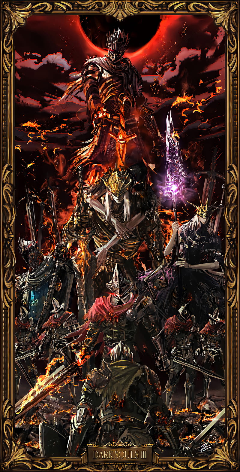 Dark Souls 2 Warrior Knight 4K Ultra HD Mobile Wallpaper