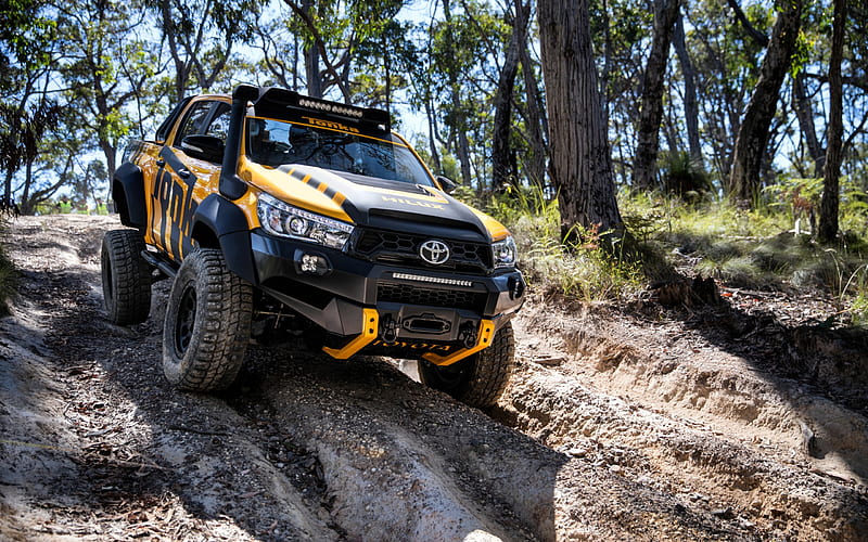 Toyota Hilux, Tonka Concept, 2017, SUV, special version, tuning Hilux, off-road, Toyota, HD wallpaper