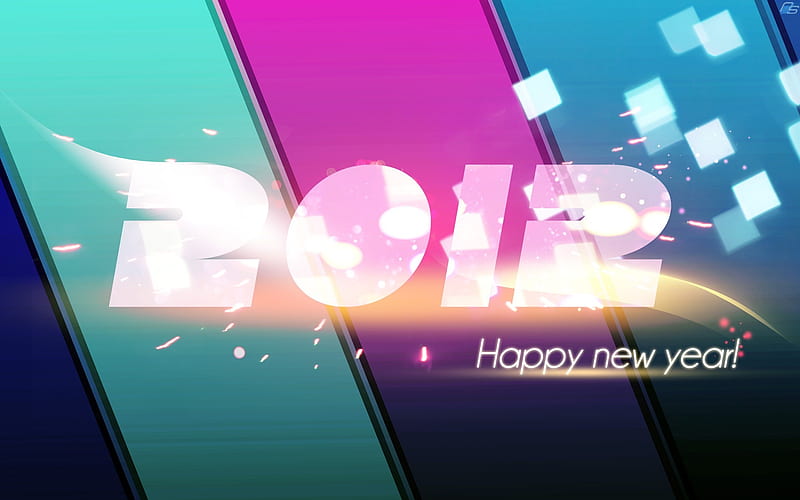 Happy New Year-2012 Year theme 12, HD wallpaper
