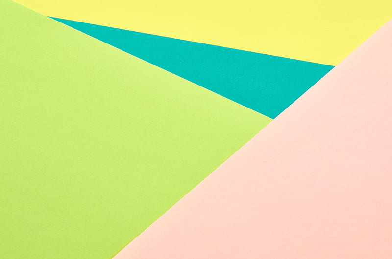 triangles, shapes, fragments, colorful, HD wallpaper