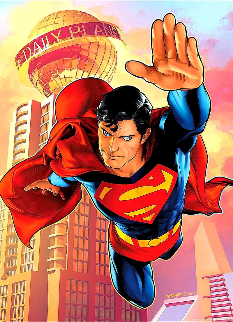 Superman , comic, poster, HD phone wallpaper