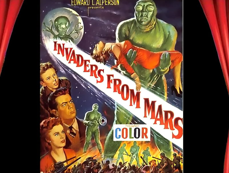 Invaders Of Mars01, Invaders Of Mars, posters, science fiction, classic movies, HD wallpaper