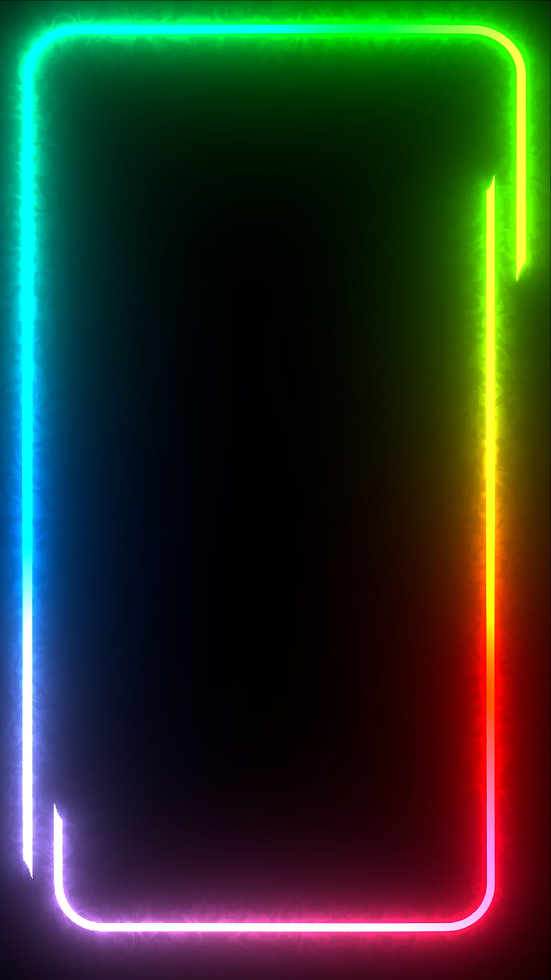 RGB Double Frame, Frames, abstract, art, beam, beams, bloom, break, bright, broken, clear, desenho, flat, glare, glow, glowed, glowing, glows, gradient, light, lighted, lighting, lights, line, lines, neon, opposite, parts, pride, rainbow, round, rounded, shine, side, simple, two, HD phone wallpaper