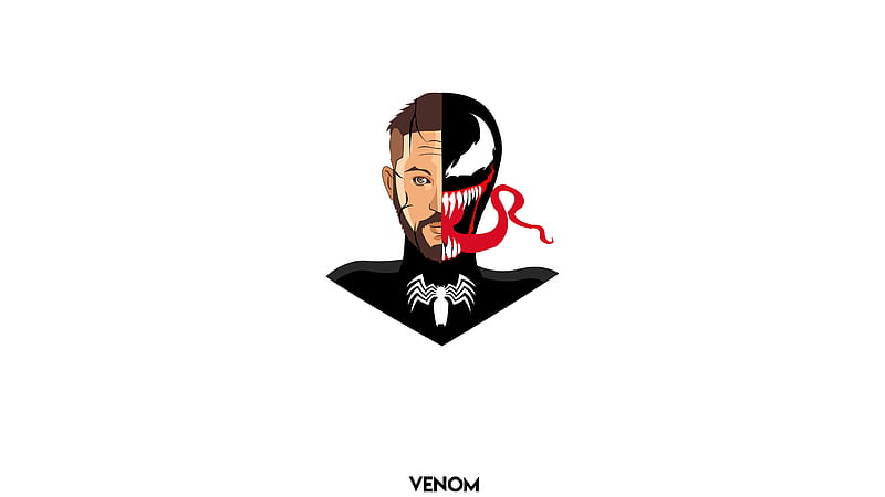Tom Hardy As Eddie Brock In Venom Movie, venom-movie, venom, 2018-movies, movies, poster, tom-hardy, artist, artwork, artstation, HD wallpaper