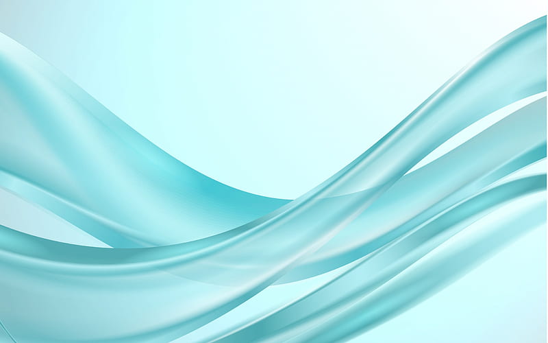 abstract blue wave, creative, waves, blue abstract line, HD wallpaper