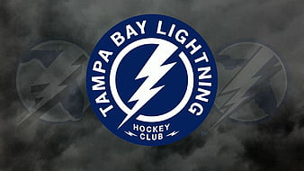 Tampa Bay Lightning Logo With Blue Light Radiation HD Tampa Bay