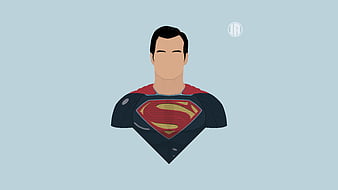 Henry Cavill As Superman Minimal Wallpaper