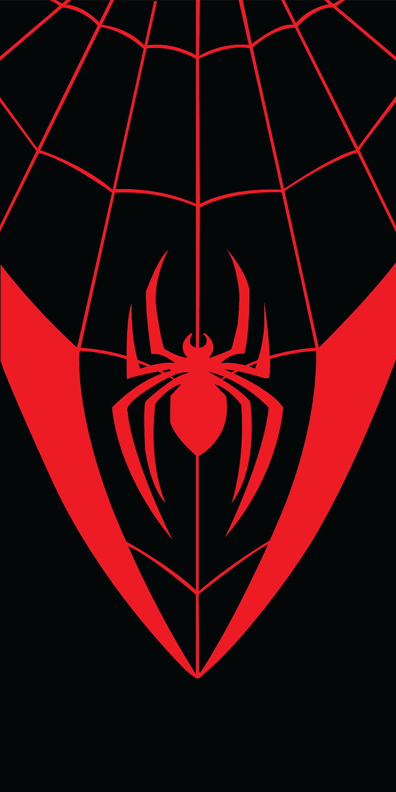 spider man, into spiderverse, logo, marvel, miles morales, sony, spiderman, HD phone wallpaper