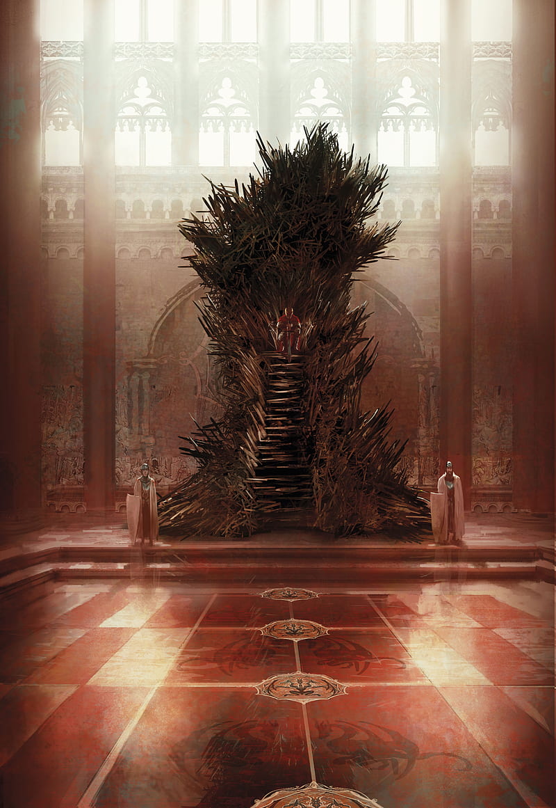 Game of Thrones, Iron Throne, Marc Simonetti, artwork, fantasy art, HD phone wallpaper