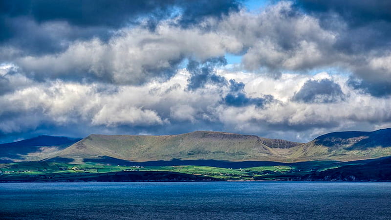 Dingle Peninsula, Ireland, Water, Ireland, Mountains, Dingle Penninsula, HD wallpaper