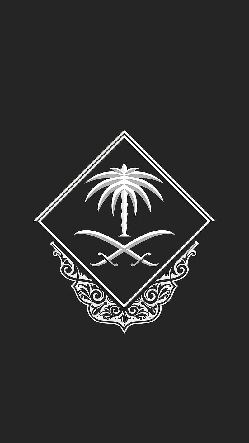 Saudi Arabia, arab, black, ksa, white, HD phone wallpaper