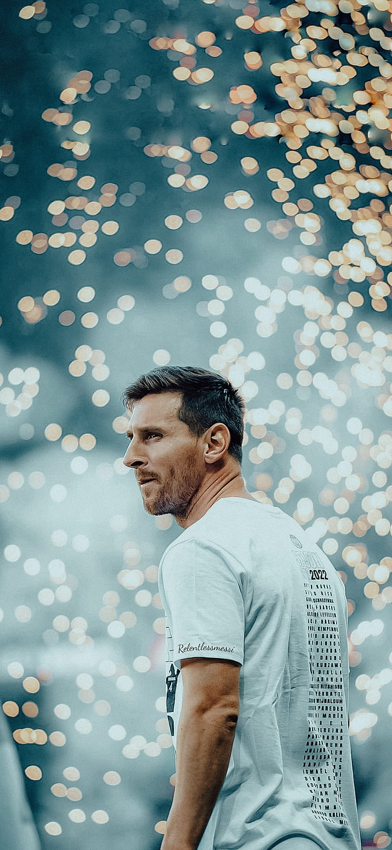 Messi PSG, messi, bokeh, HD phone wallpaper | Peakpx