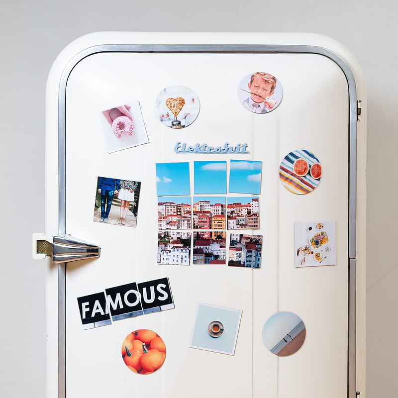 Assorted-type stick on white single-door refrigerator, HD phone wallpaper |  Peakpx