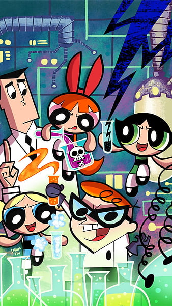 Dexter Lab, anime, dexter, powerpuff girls, HD phone wallpaper