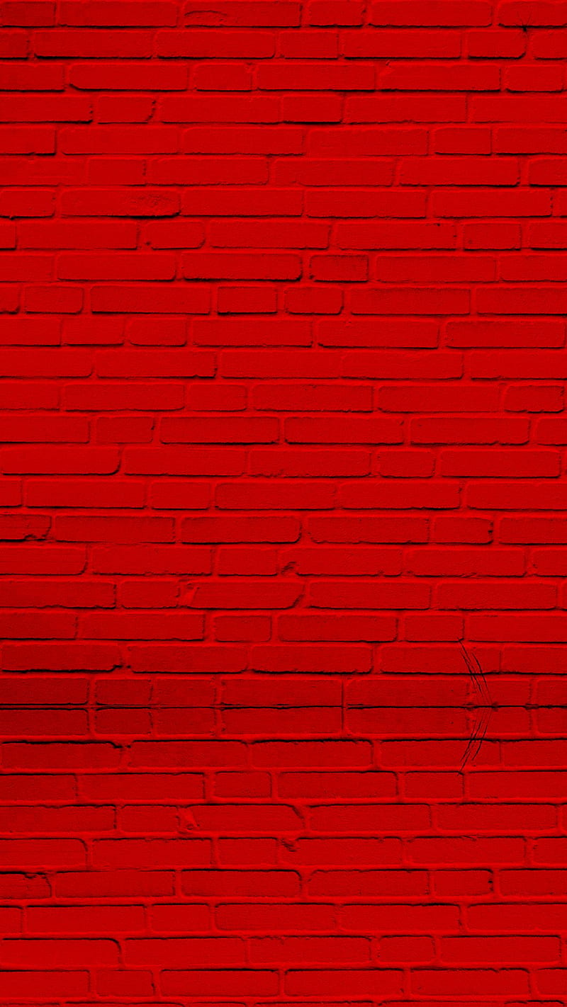 Red Wall, brick, HD phone wallpaper