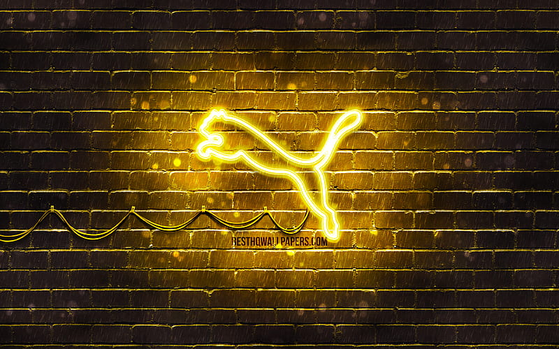 puma yellow logo