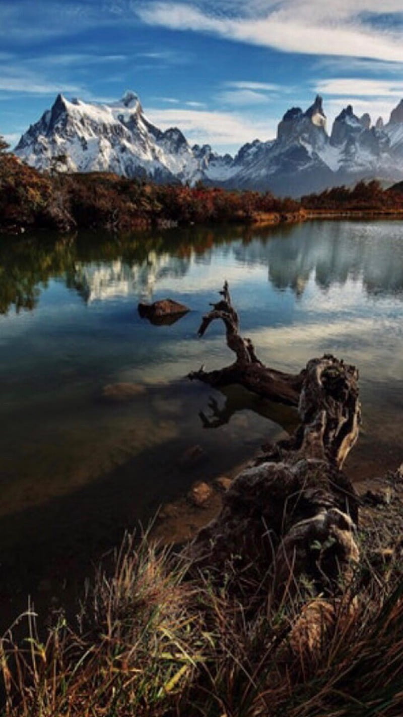 Patagonia, chile, landscape, HD phone wallpaper