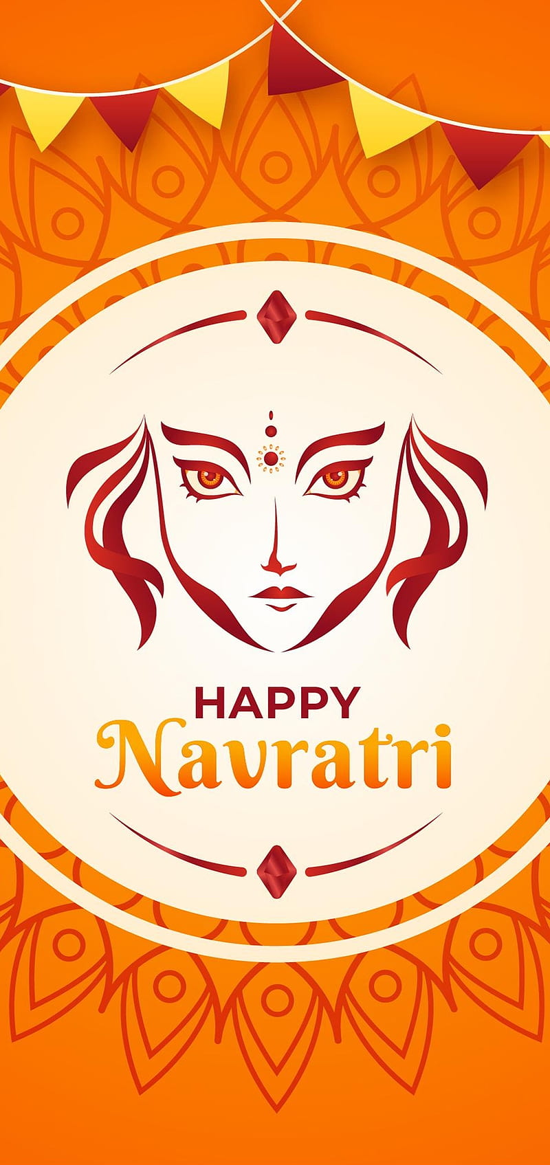 Happy Navratri, club, durga, golden, HD phone wallpaper | Peakpx