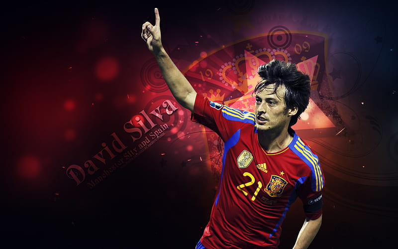 Soccer, David Silva, Spain National Football Team, HD wallpaper