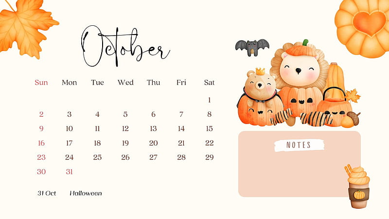Page 4 - , printable, customizable monthly calendar templates, October 2022 calendar, HD wallpaper