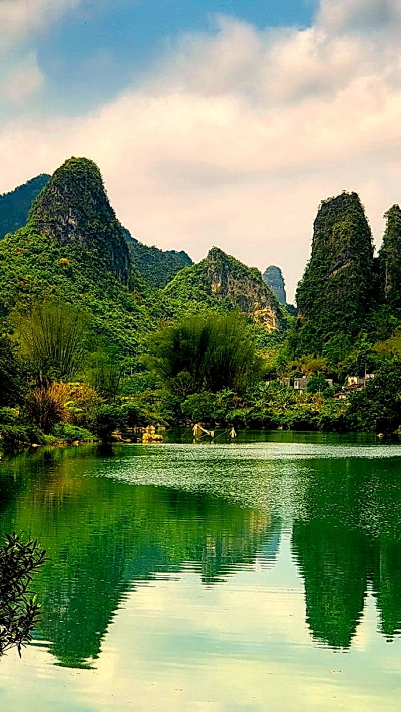 Beautiful Nature, background lake, view, HD phone wallpaper | Peakpx