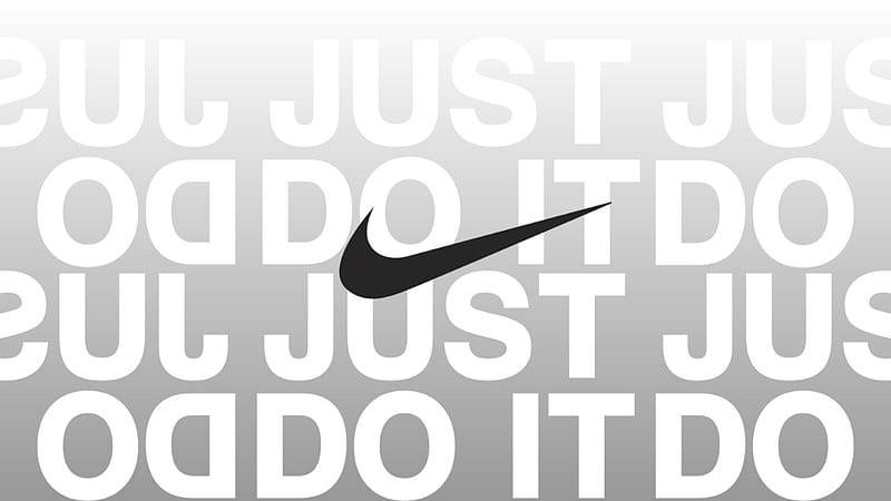 Nike Just Do It, actitud, black, bueno, background, just do it, logo, nike,  white, HD wallpaper | Peakpx