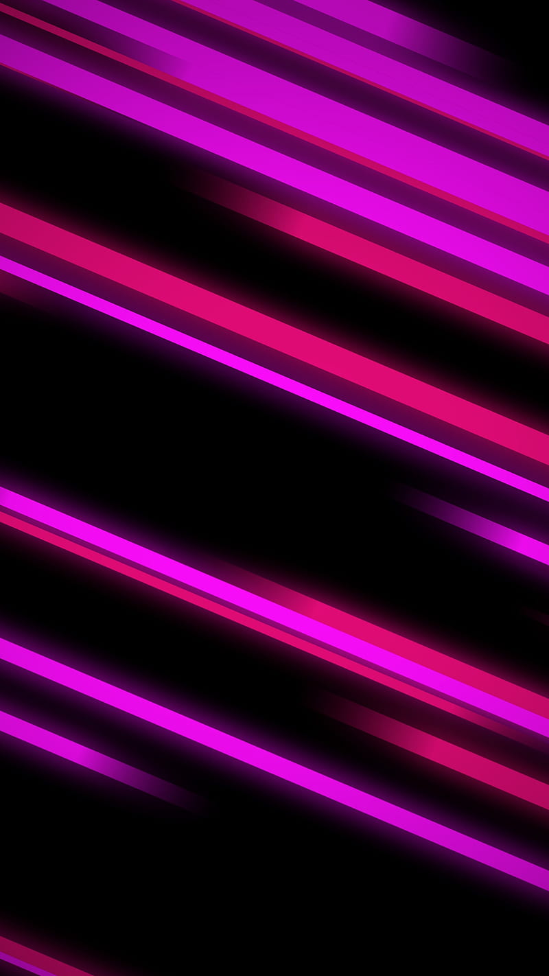 Rays, black, lines, pink, purple, HD phone wallpaper