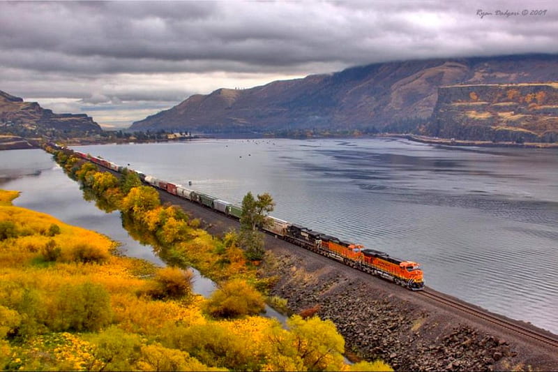 Long Train, train, long, nature, bonito, HD wallpaper Long Train, train, long, nature, bonito, HD wallpaper