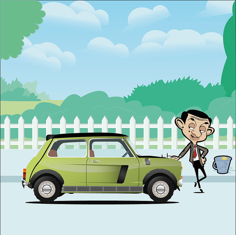Mr bean car tuned, anime, carros, cartoon, classic, fun, mini, mrbean, HD  wallpaper | Peakpx