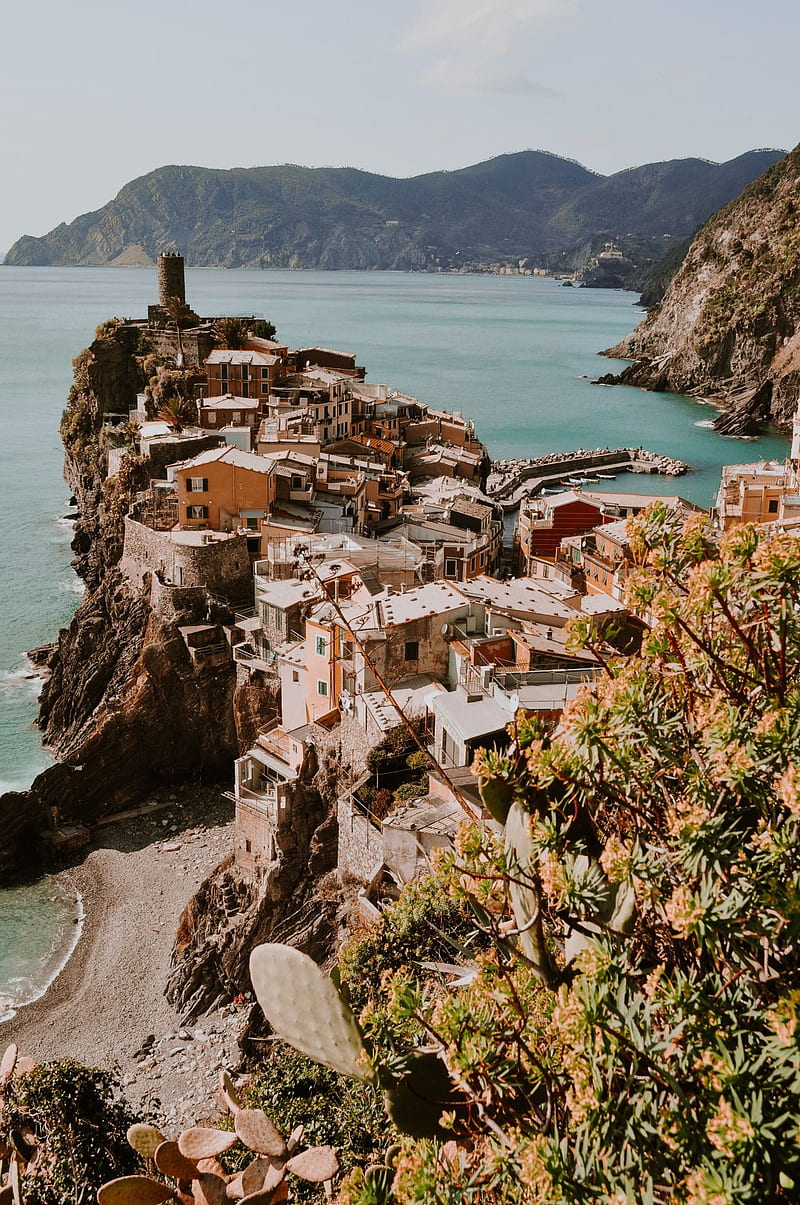 Italy, summer, Cinque Terre, HD phone wallpaper