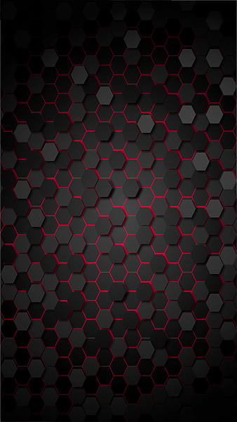 Geometric Red Background Black Graphic by noory.shopper · Creative Fabrica