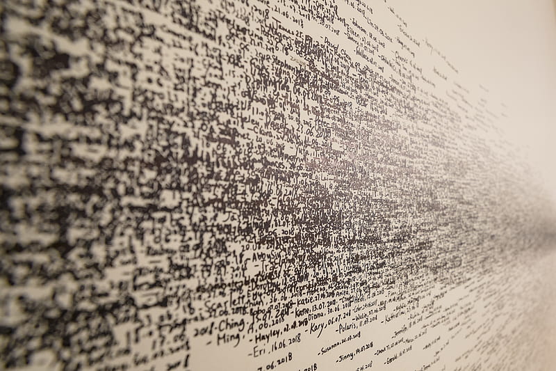 Scribbles On Wall, HD wallpaper
