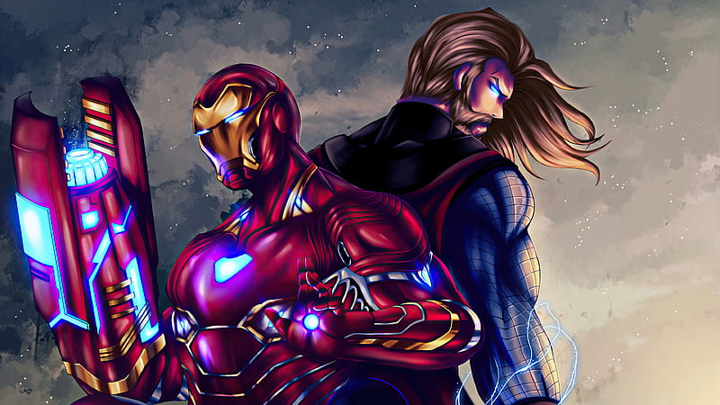 Marvel Trinity, iron-man, thor, captain-america, marvel, superheroes,  artist, HD wallpaper | Peakpx