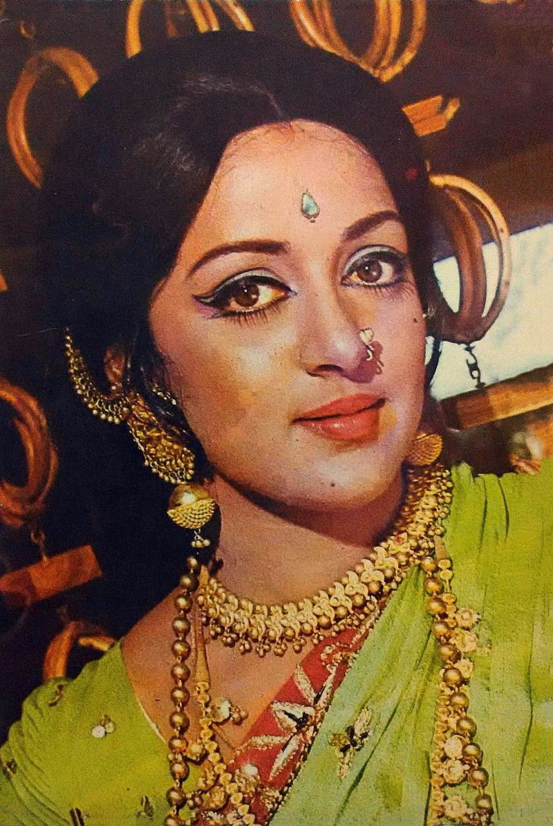 Hema Malini, actress, vintage, HD phone wallpaper | Peakpx