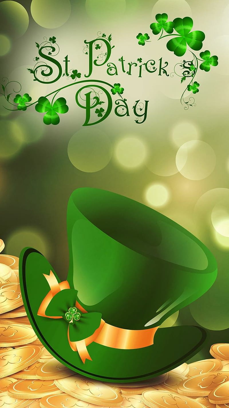 Irish, green, ireland, patricks day, top hat, HD phone wallpaper | Peakpx