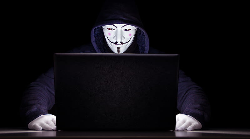 Anonymous Hacker, Computer Ultra, Computers, Web, Laptop, Computer, Anonymous, Hacker, HD wallpaper