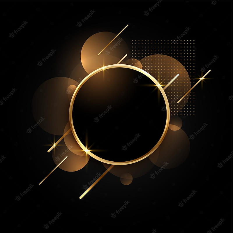Gold Circle Frame . Vectors, Stock & PSD, HD phone wallpaper