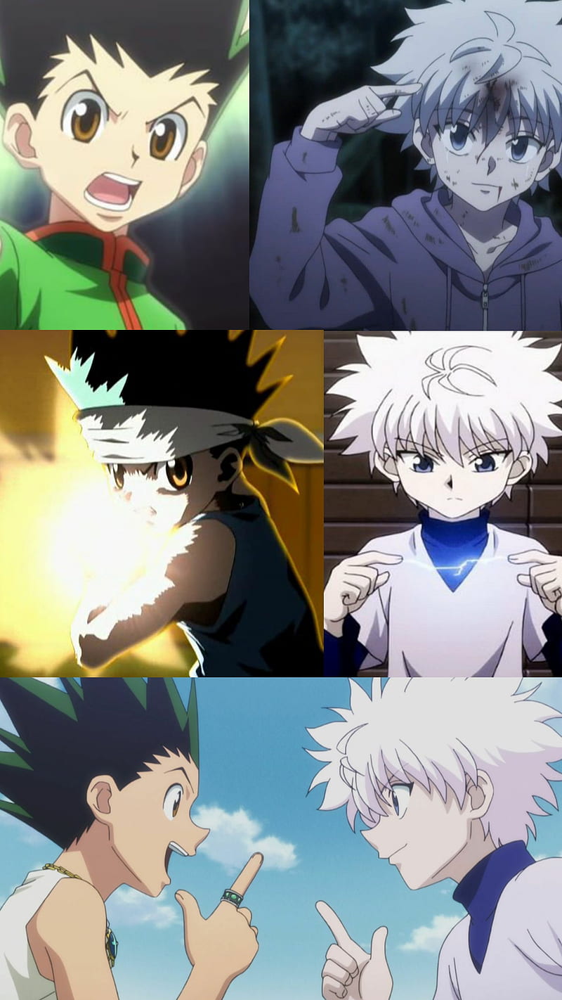 Killua resists fire, anime, cs, gon, hisoka, hunter x hunter, hxh, iphone,  kirua, HD phone wallpaper