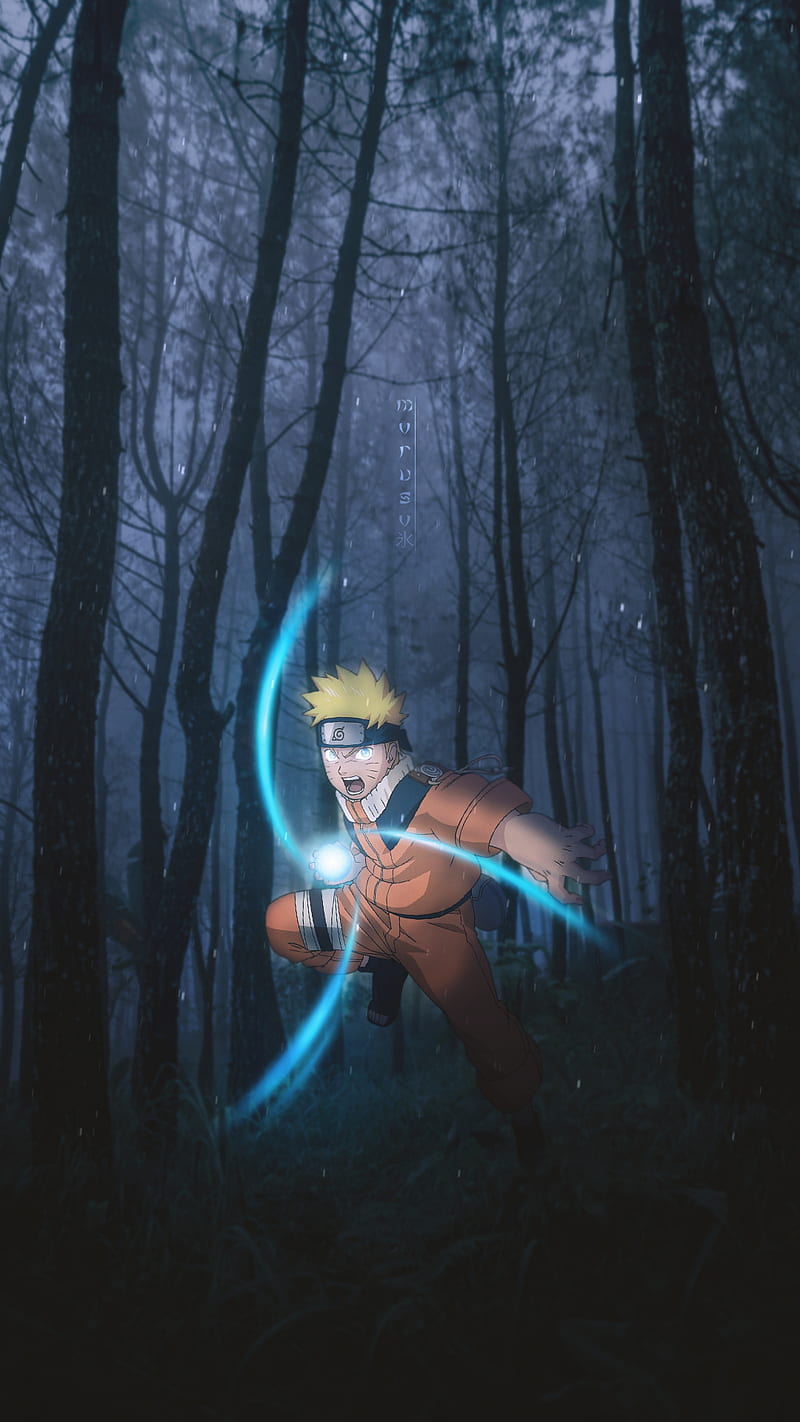 Naruto, escuro, cidade, naruto classico, HD phone wallpaper