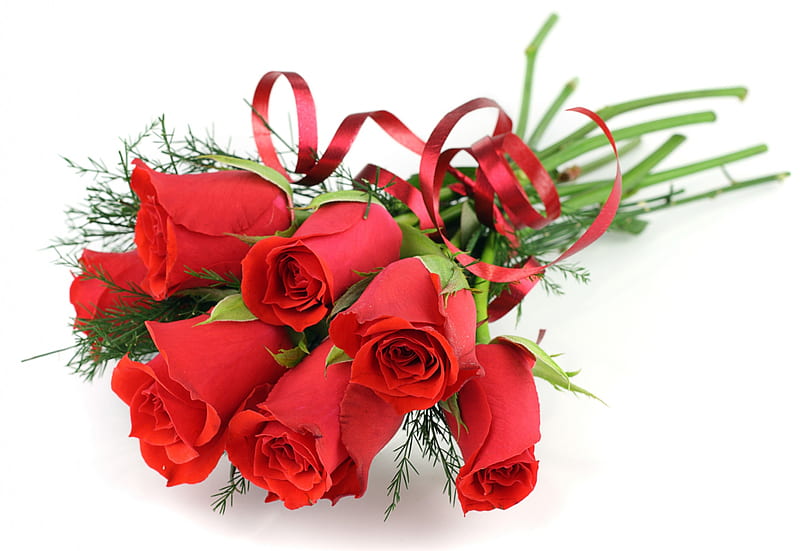 To Adelina, adi, red, friend, roses, HD wallpaper