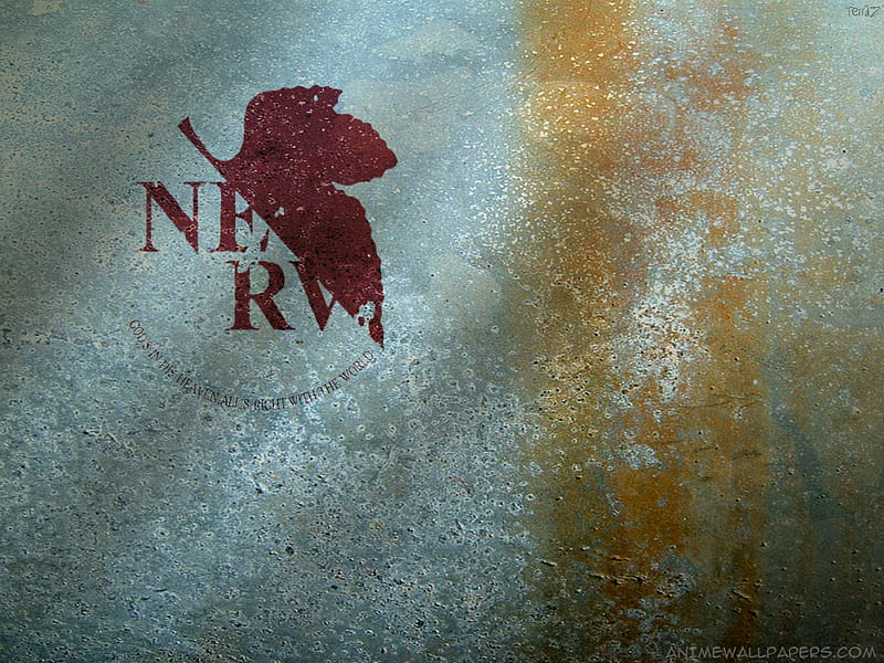 Untitled , nerv, neon genesis evangelion, rust, HD wallpaper