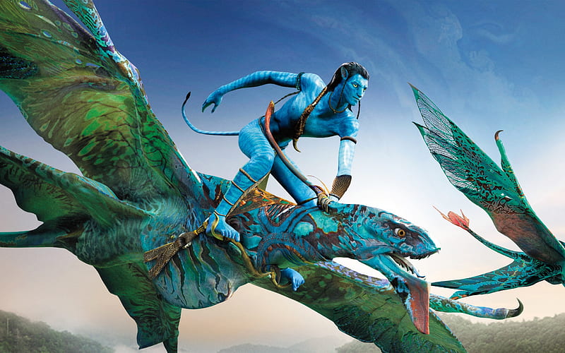 Avatar 2, 2021, promotional materials, poster, art, main character, Jake Sully, Avatar, HD wallpaper