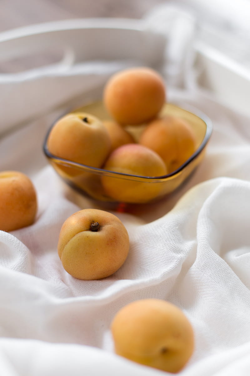 apricots, fruit, bowl, composition, HD phone wallpaper