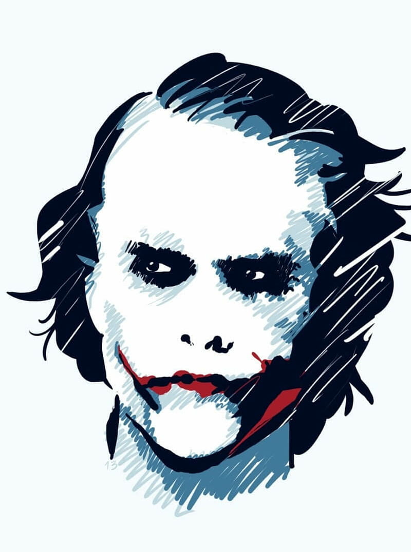 Joker, horror, movies, painting, HD phone wallpaper