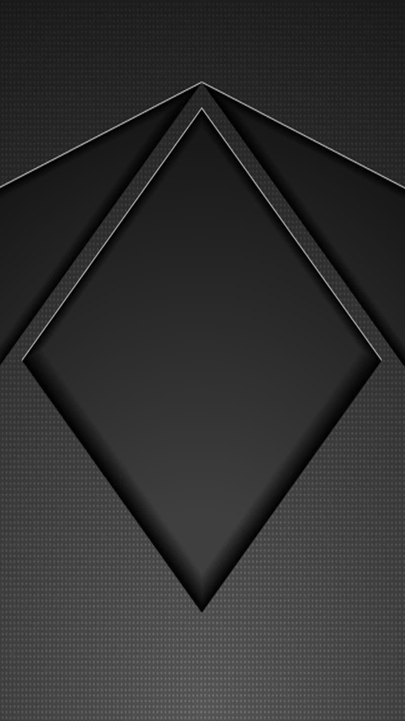 Abstract, beauty, black, gris, metalic, s7, s8, triangles, HD phone wallpaper