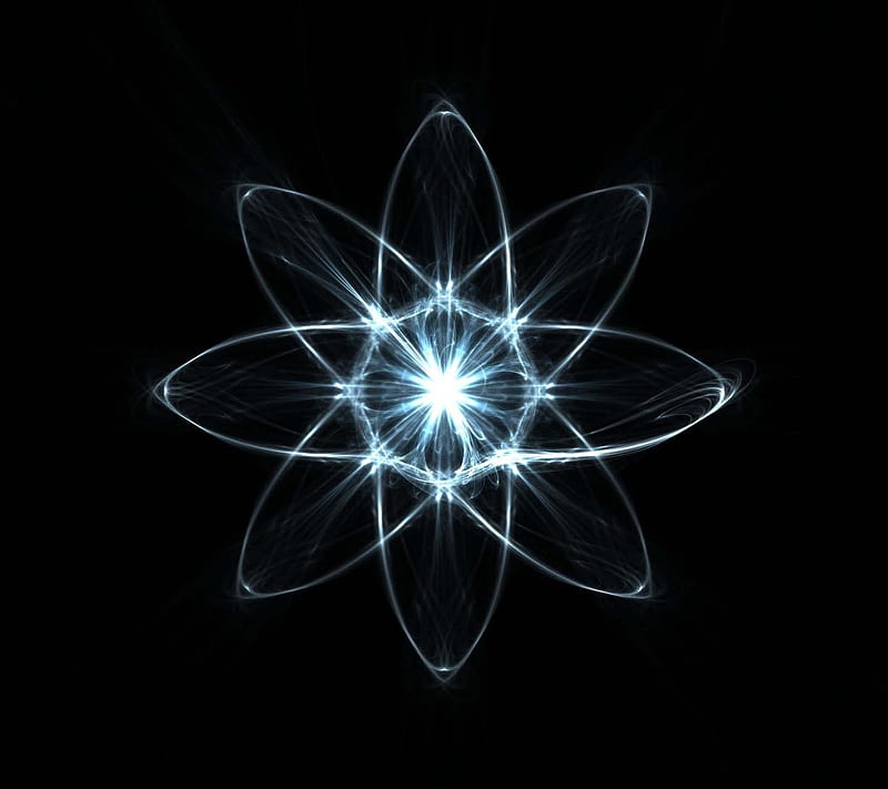 Atom Light , atom, electron neutron, HD wallpaper