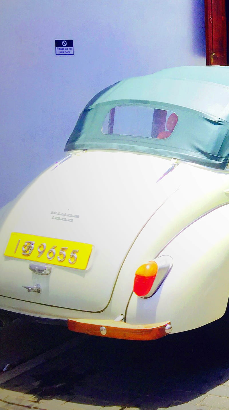 Vintage Car, car, fort, galle, galle fort, srilanka, vintage, HD phone wallpaper