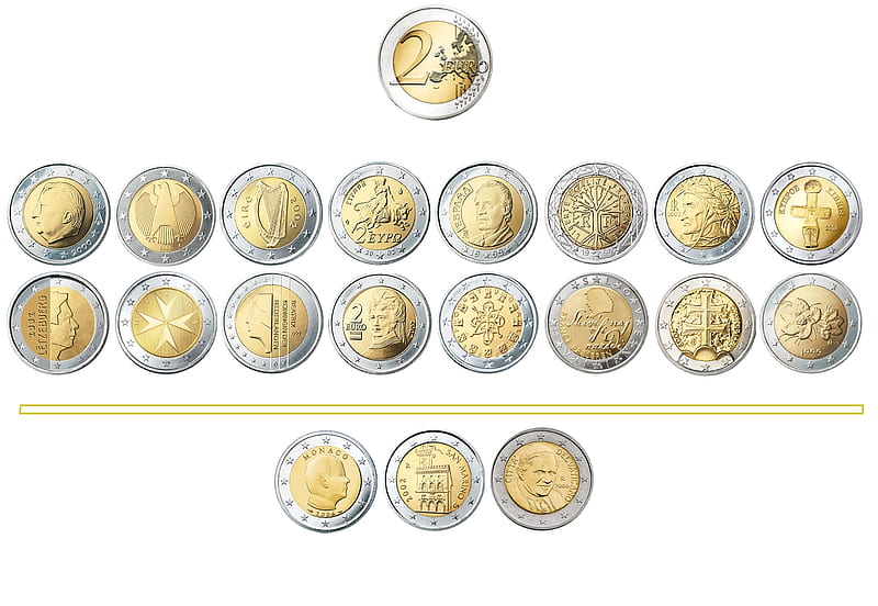 Euro coins, eurozone, money, euro, currency, coins, HD wallpaper